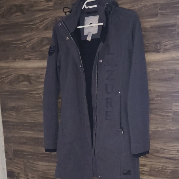 Roots Jackets & Blazers - Roots 73 x Lazure - Women's Charcoal Gray Long Jacket